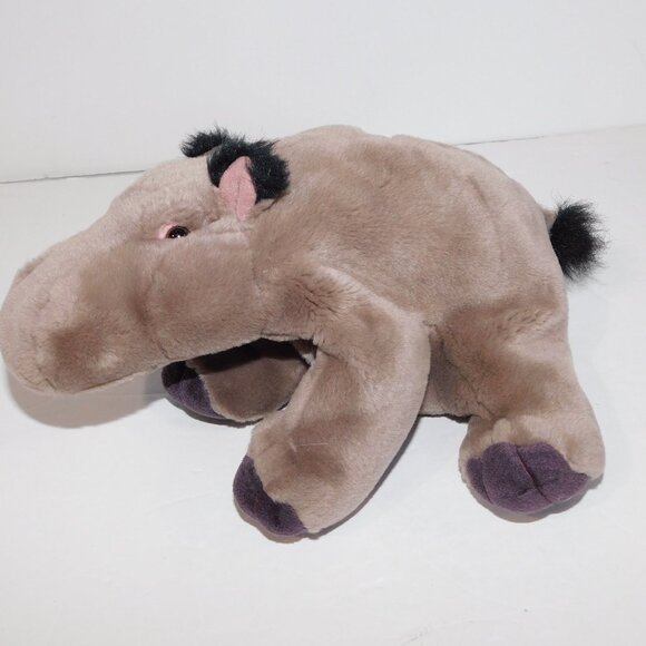 VTG 2003 Telus Spokes Critters large 12" Plush Floppy House Hippo Cuddlekins - Picture 3 of 6